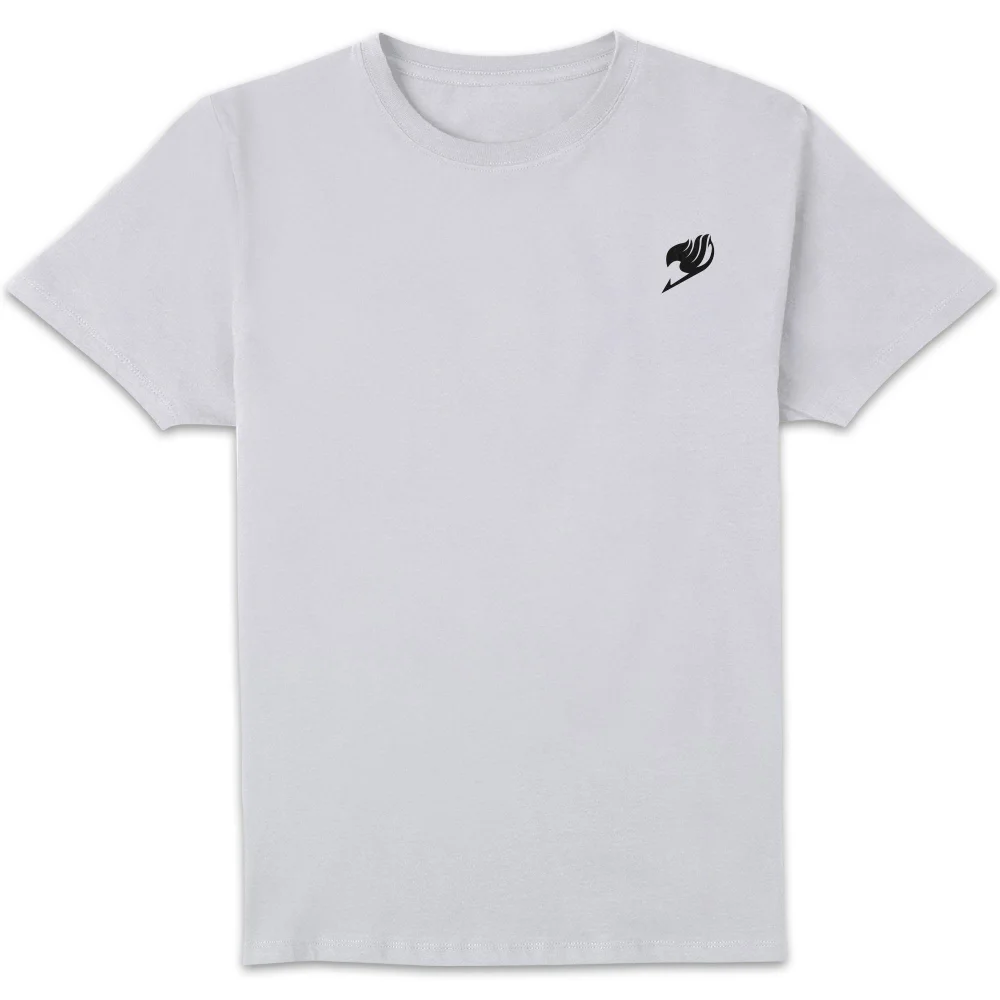 Fairy Tail Logo And Characters Unisex T-Shirt - White - S Afbeelding 1
