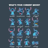 Disney Stitch Emotions Unisex T-Shirt - Charcoal - undefined undefined