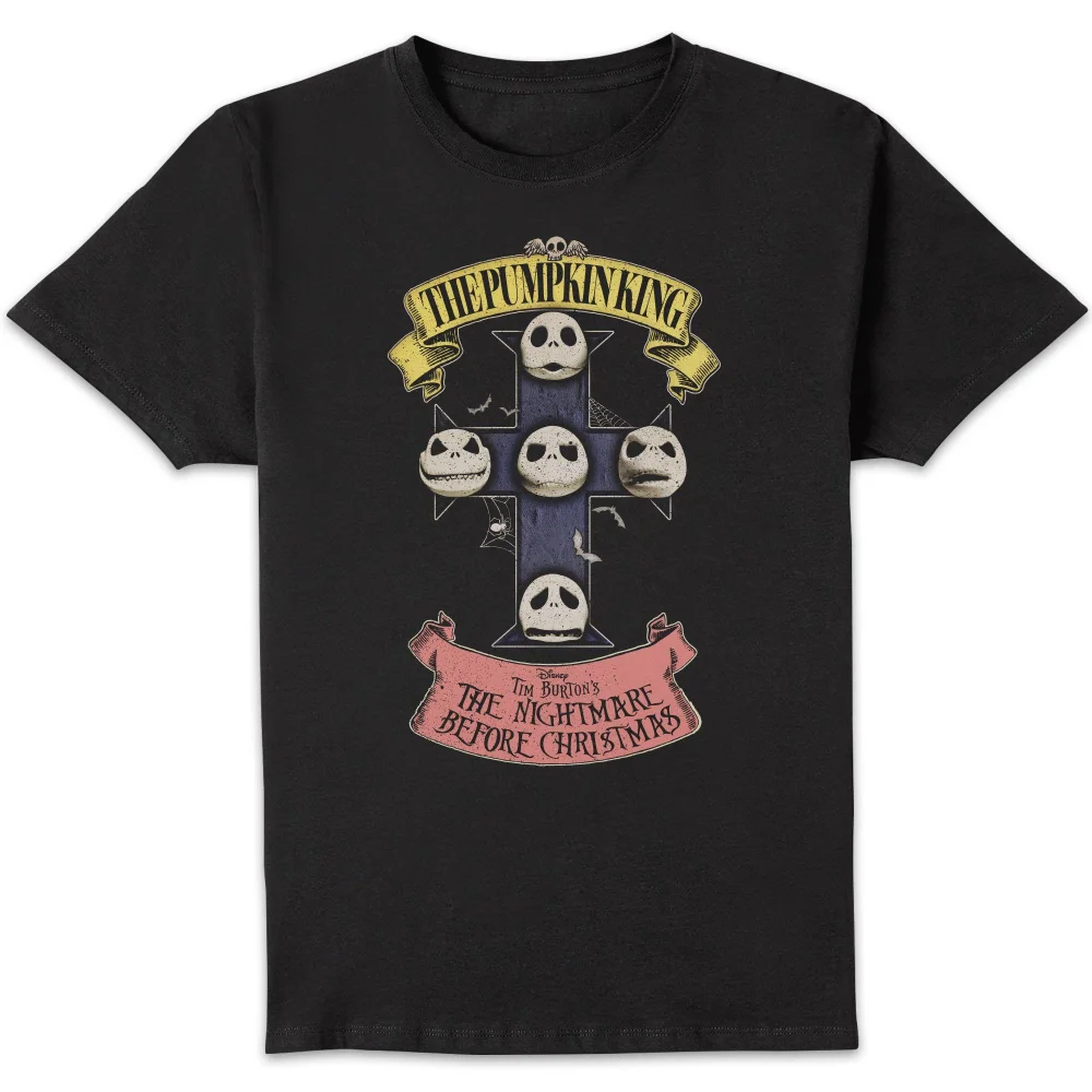 The Nightmare Before Christmas Pumpkin King Unisex T-Shirt - Black - S Afbeelding 1