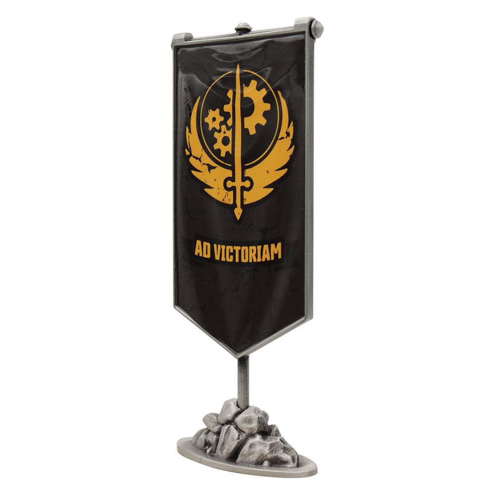 Fallout Brotherhood of Steel Metal Banner Afbeelding 1