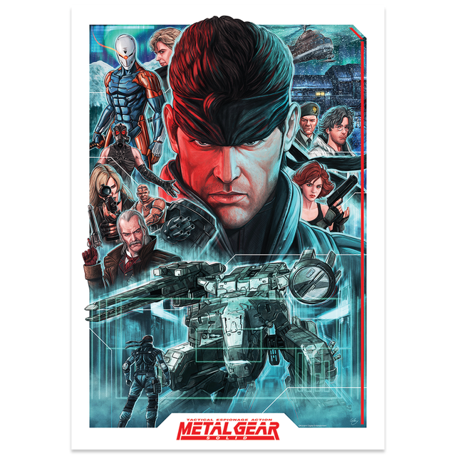 Metal Gear Solid Montage Art Print