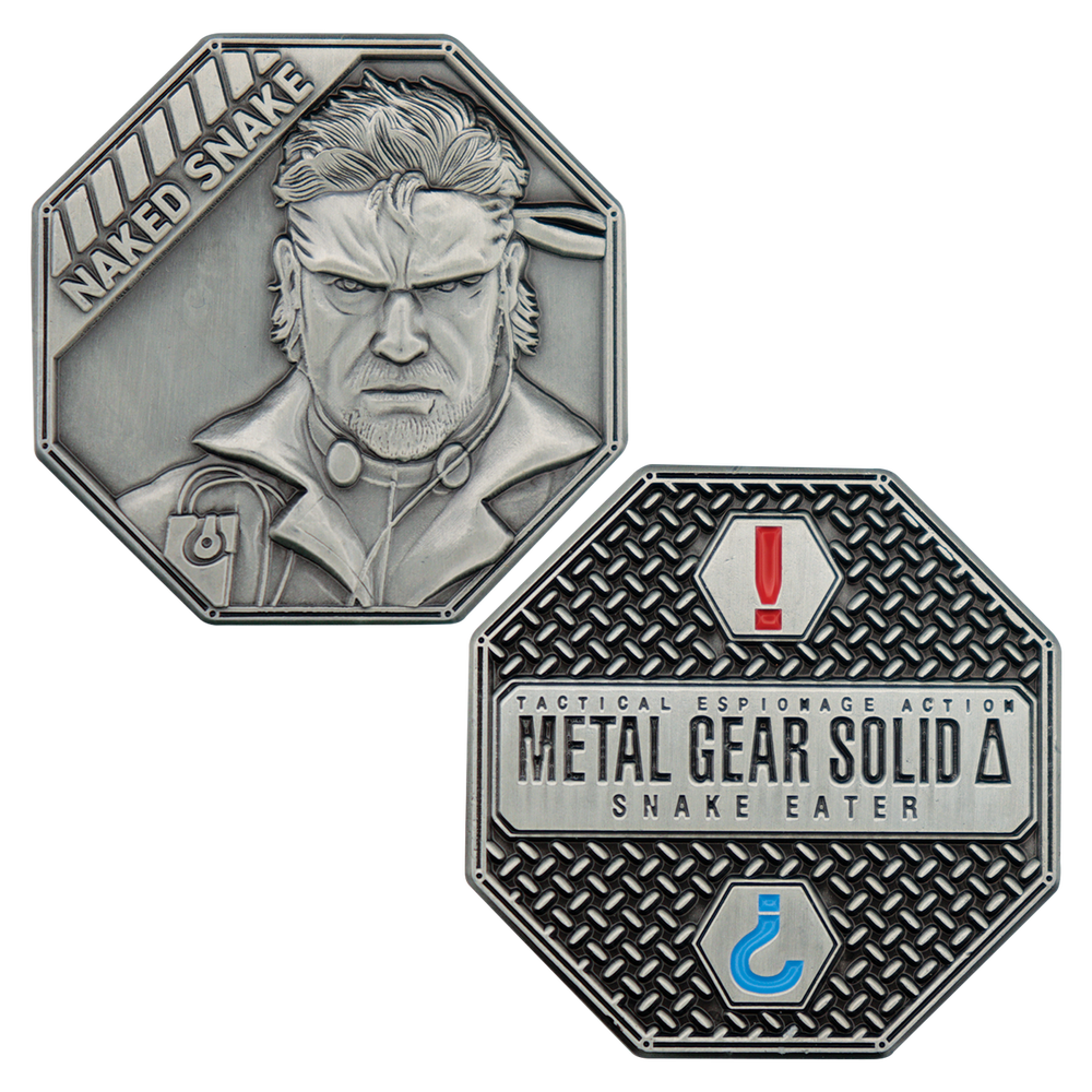 Metal Gear Solid Delta Limited Edition Naked Snake Coin Afbeelding 1