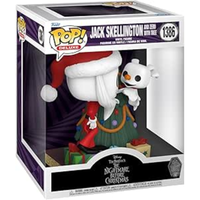 Disney The Nightmare Before Christmas Jack Skellington & Zero Funko Pop! Deluxe Vinyl Figure with Christmas Tree