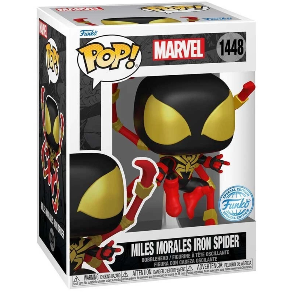 Spider-Man Miles Morales with Chimera Hunter Funko Pop! Marvel Comics Vinyl Figure Afbeelding 1