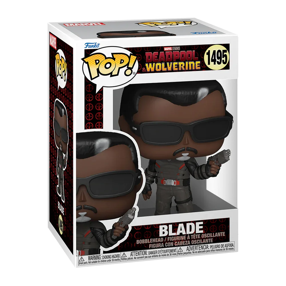 Deadpool 3 Blade Funko Pop! Marvel Series 3 Vinyl Figure Afbeelding 1