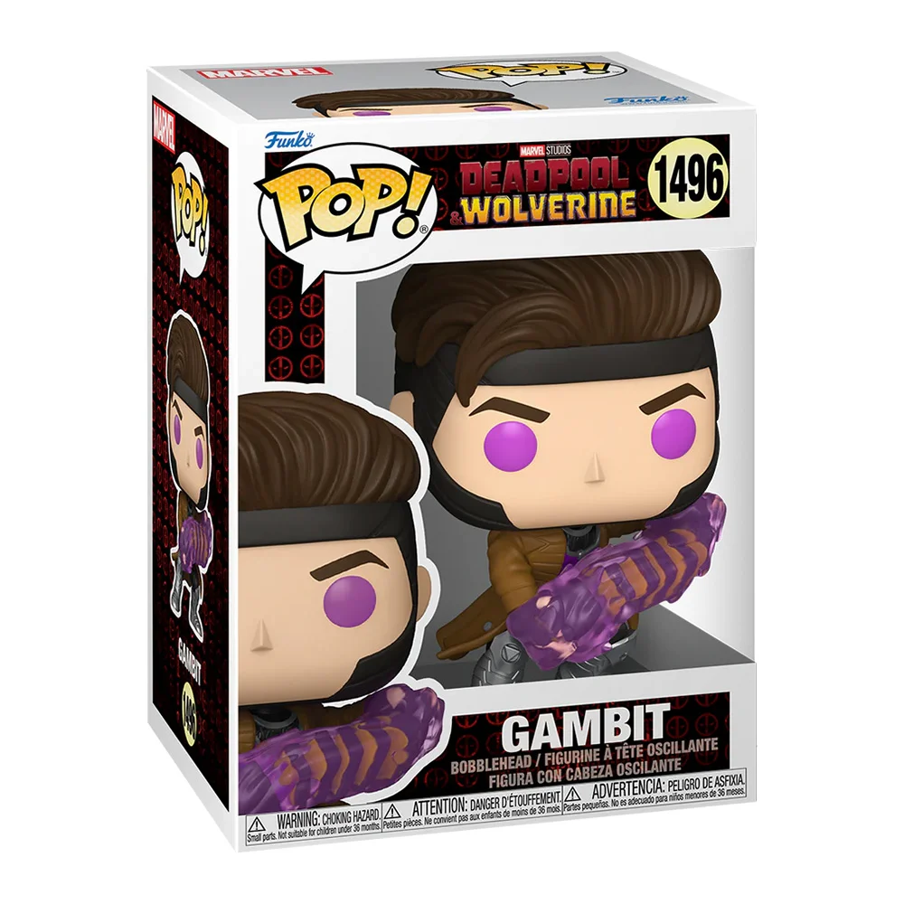 Deadpool 3 Gambit Funko Pop! Marvel Series 3 Vinyl Figure Afbeelding 1