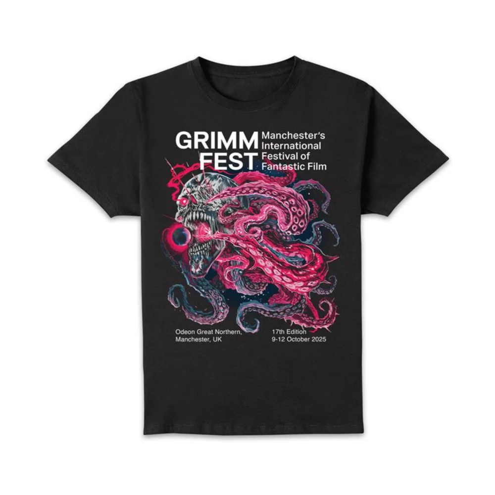Grimmfest 2025 Event Unisex T-Shirt - Black - S Afbeelding 1