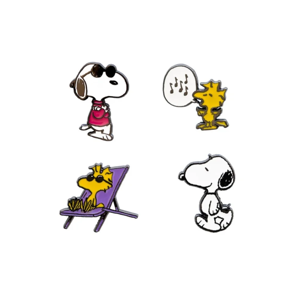 Snoopy 4 Pin Set Afbeelding 1