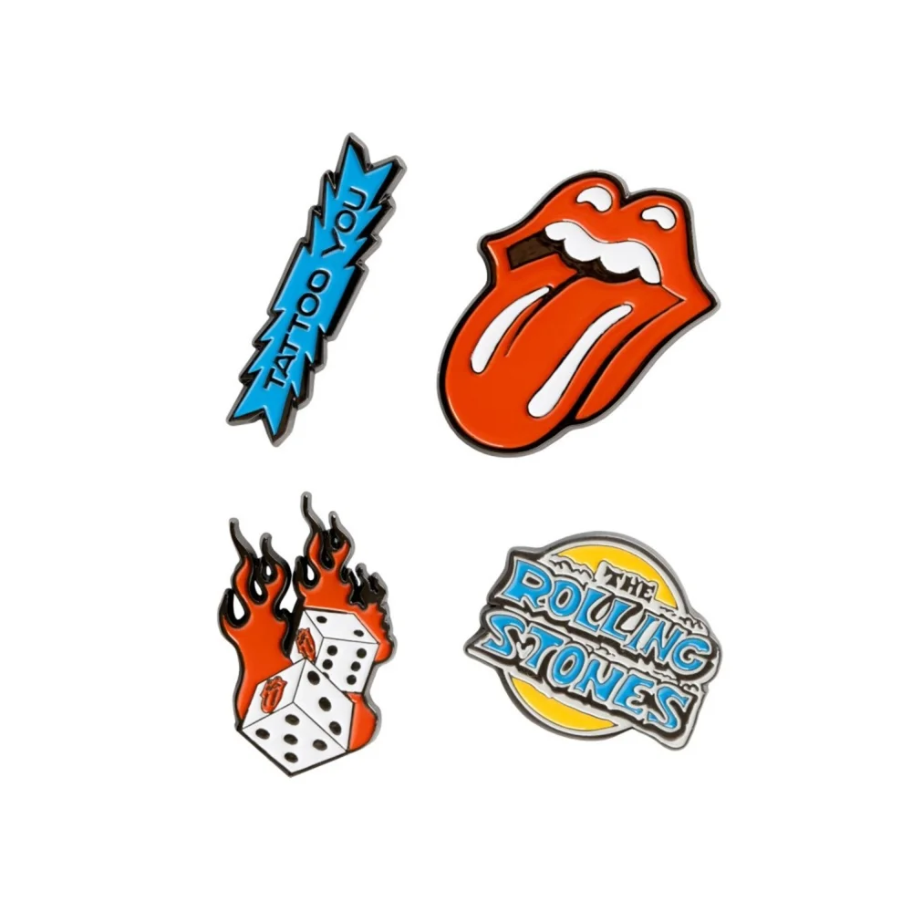 The Rolling Stones 4 Pin Set Afbeelding 1