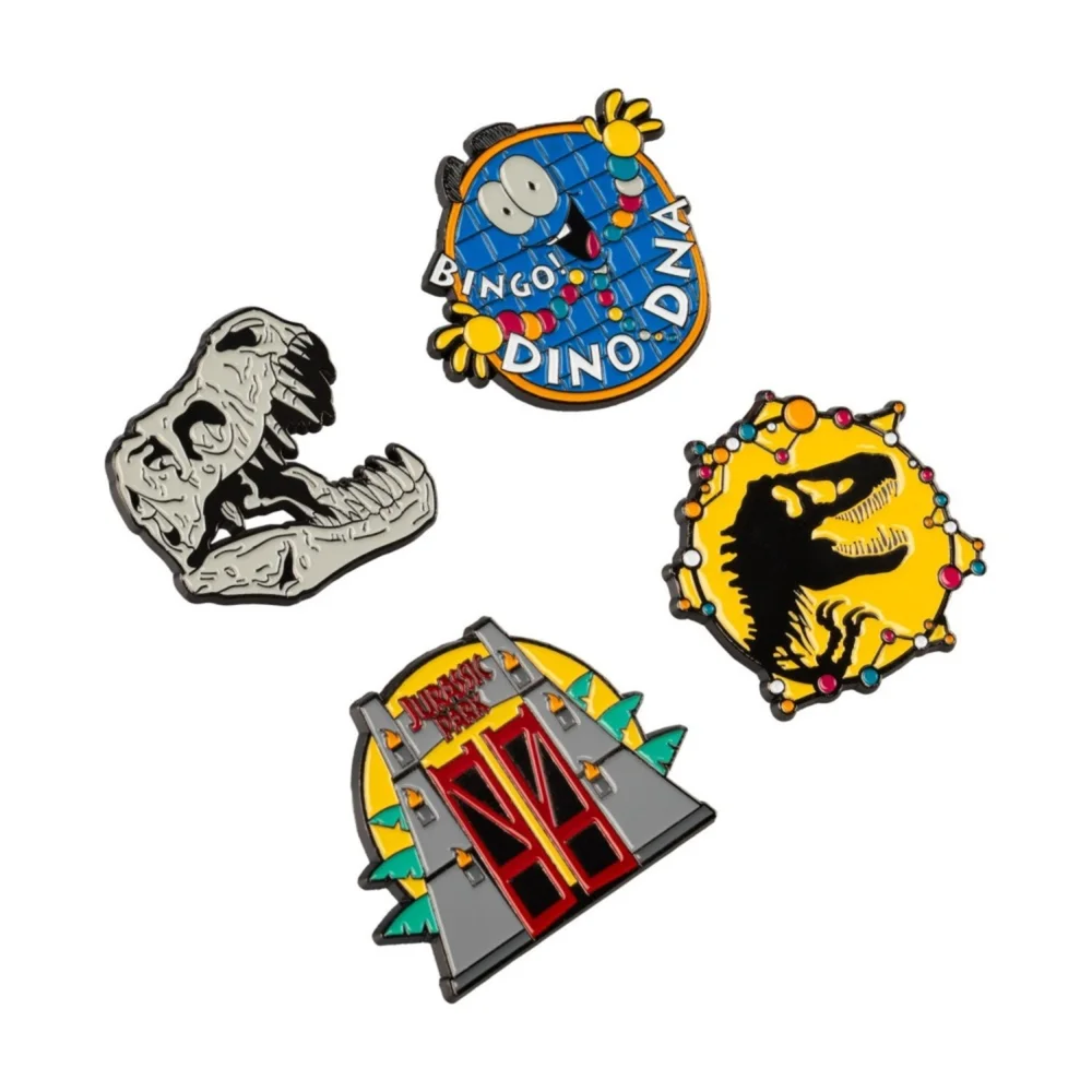Jurassic Park 4 Pin Set Afbeelding 1