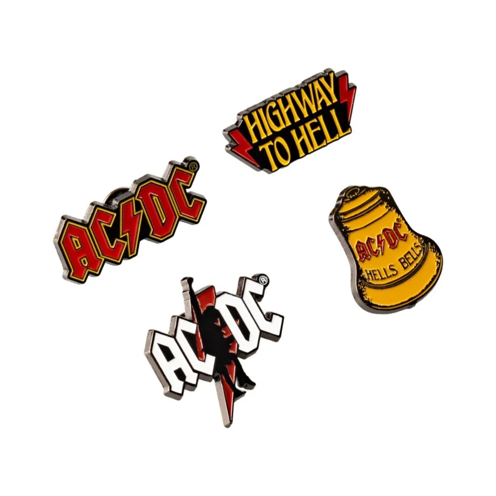 AC/DC Set Of 4 Pins Afbeelding 1