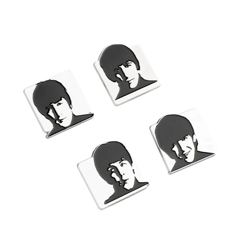 The Beatles Set Of 4 Pins Afbeelding 1