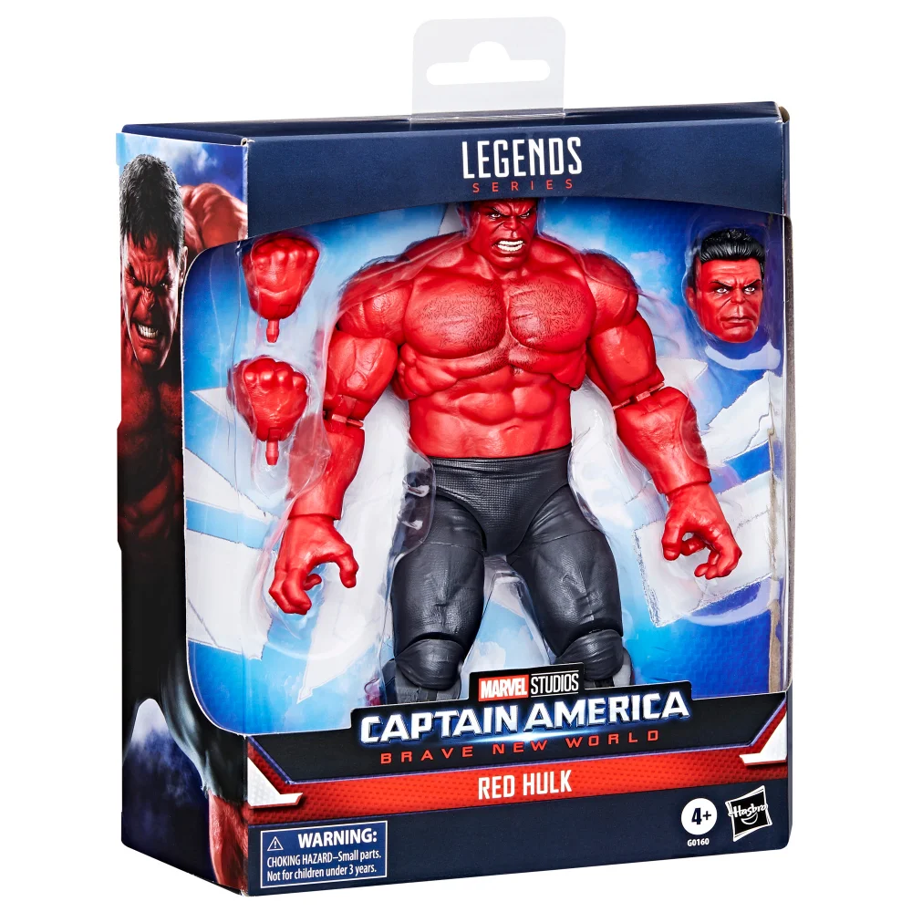 Marvel Legends Series Red Hulk, Captain America: Brave New World Deluxe Action Figure (6”) Afbeelding 1