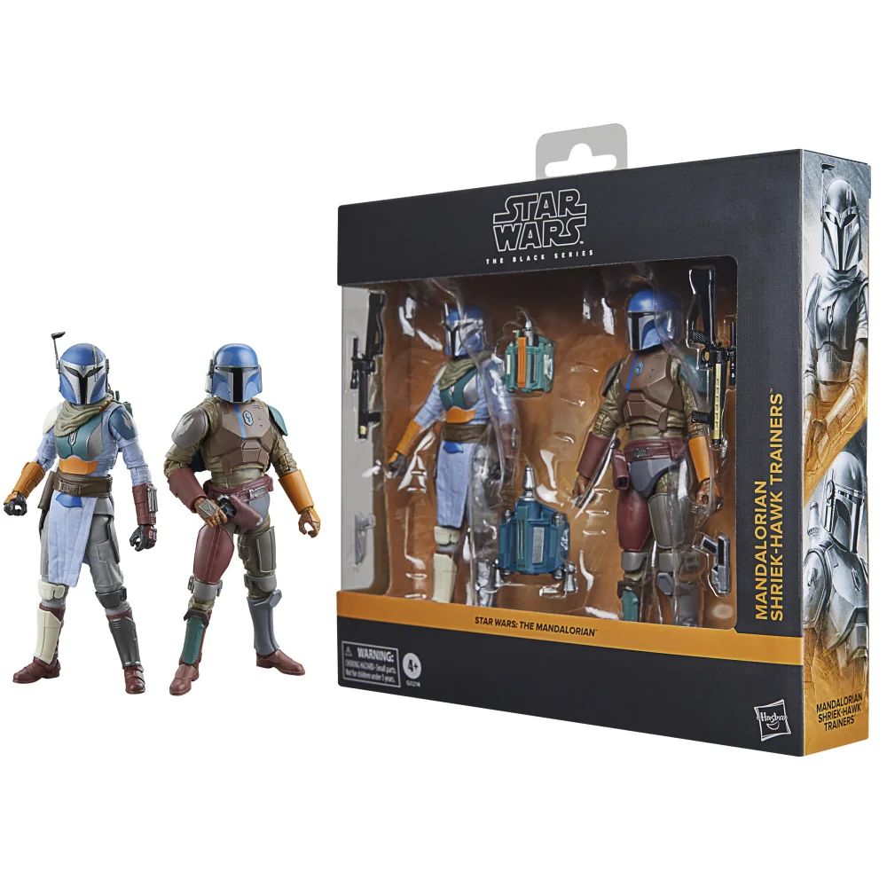 Star Wars The Black Series Mandalorian Shriek-Hawk Trainers Action Figure (6”) 2-Pack Afbeelding 1