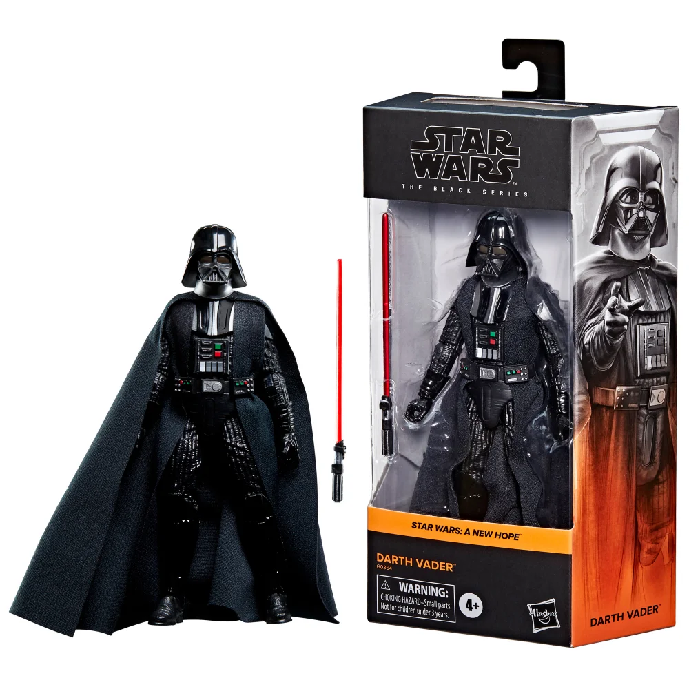 Star Wars The Black Series Darth Vader, Star Wars: A New Hope Collectible 6 Inch Action Figure Afbeelding 1