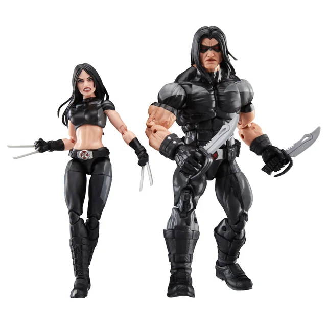 Marvel Legends Series X-Force X-23 & Warpath Two-Pack, 2 Comics-Inspired 6" Action Figures