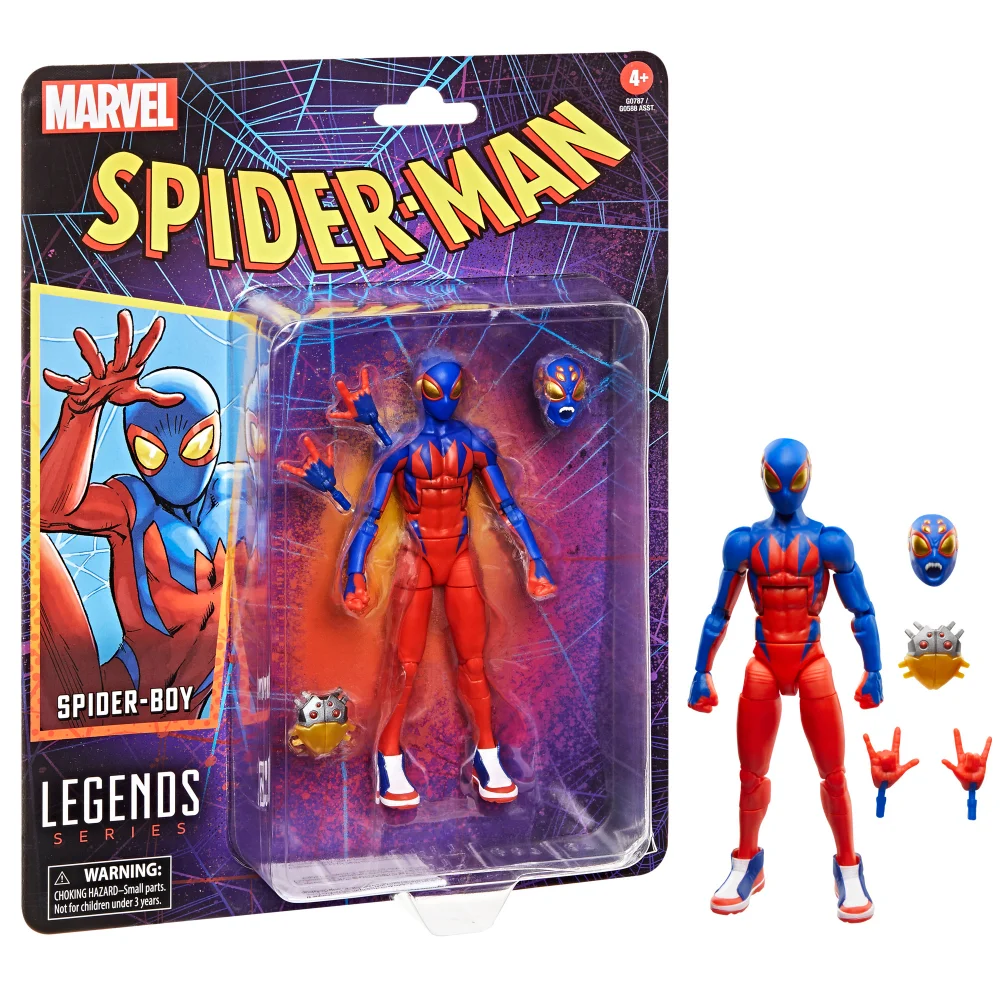 Marvel Legends Series Spider-Boy, Retro Comics Action Figure Afbeelding 1