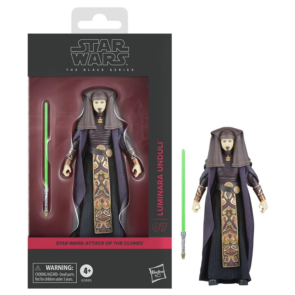 Star Wars The Black Series Luminara Unduli, Star Wars: Attack of the Clones Action Figure (6”) Afbeelding 1