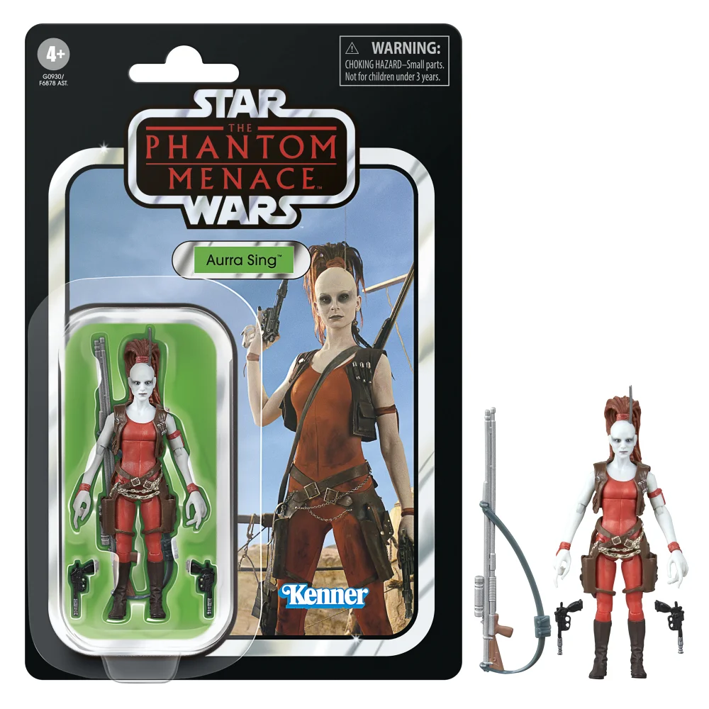 Star Wars The Vintage Collection Aurra Sing, Star Wars: The Phantom Menace 3.75 Inch Action Figure Afbeelding 1