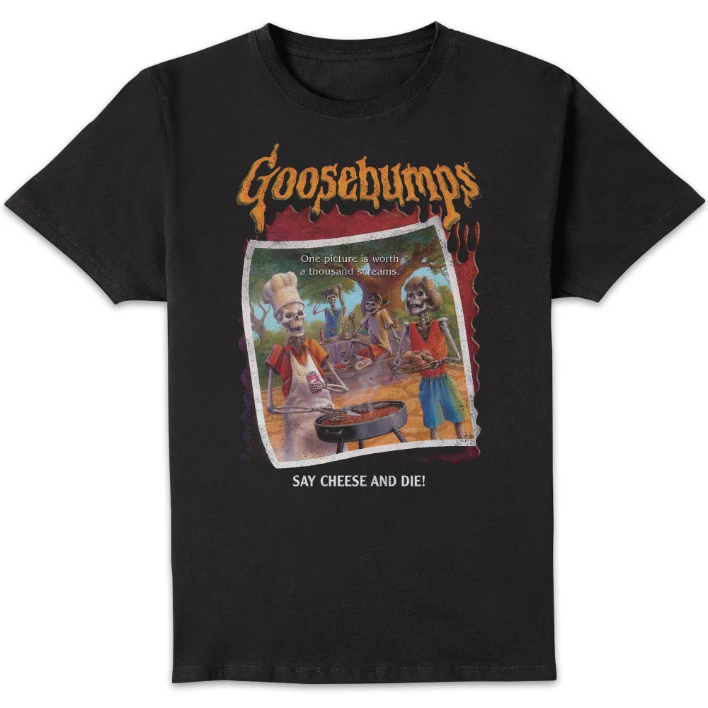 Goosebumps Say Cheese And Die Unisex T-Shirt - Black - S Afbeelding 1