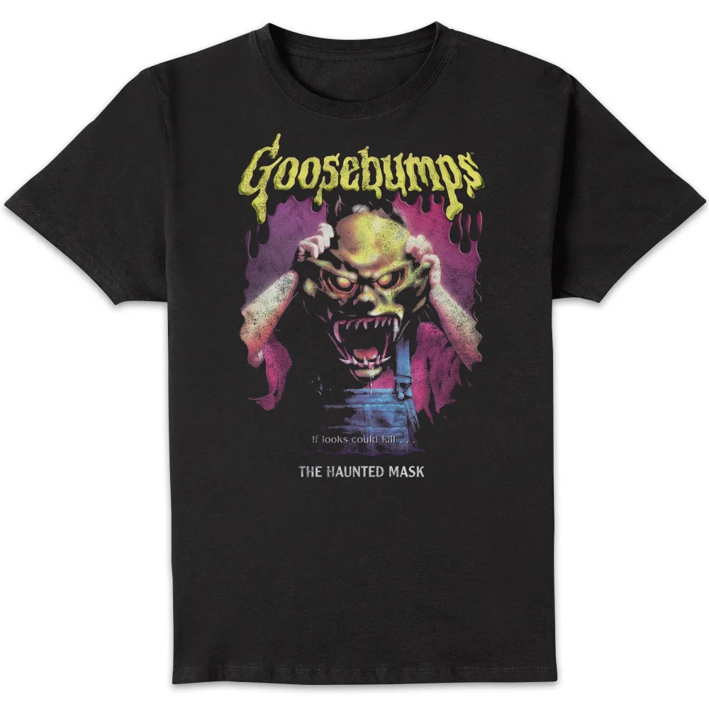 Goosebumps The Haunted Mask Unisex T-Shirt - Black - S Afbeelding 1