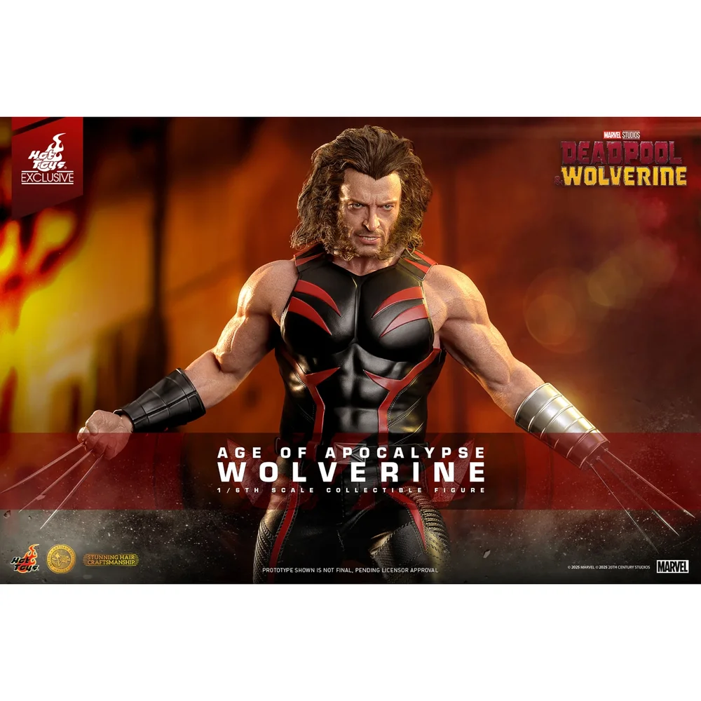 Hot Toys Marvel Deadpool & Wolverine Age of Apocalypse Wolverine Artisan Edition 1/6 Scale Statue Afbeelding 1
