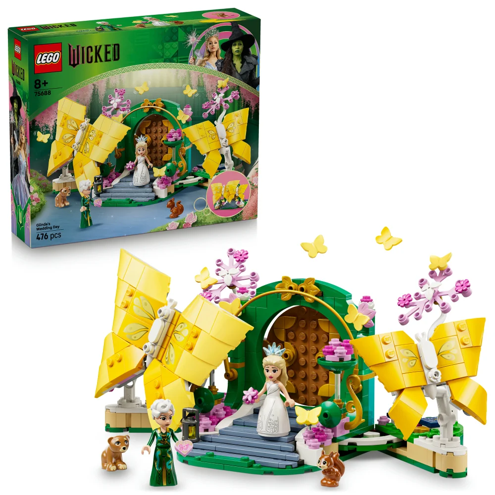 LEGO® Wicked Glinda’s Wedding Day Butterfly Toy for Kids’ Role Play 75688 Afbeelding 1