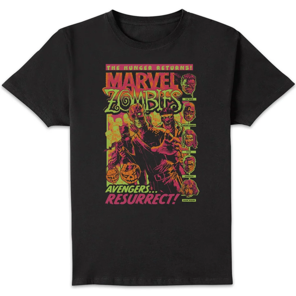 Marvel Zombies Avengers... Resurrect! Unisex T-Shirt - Black - S Afbeelding 1