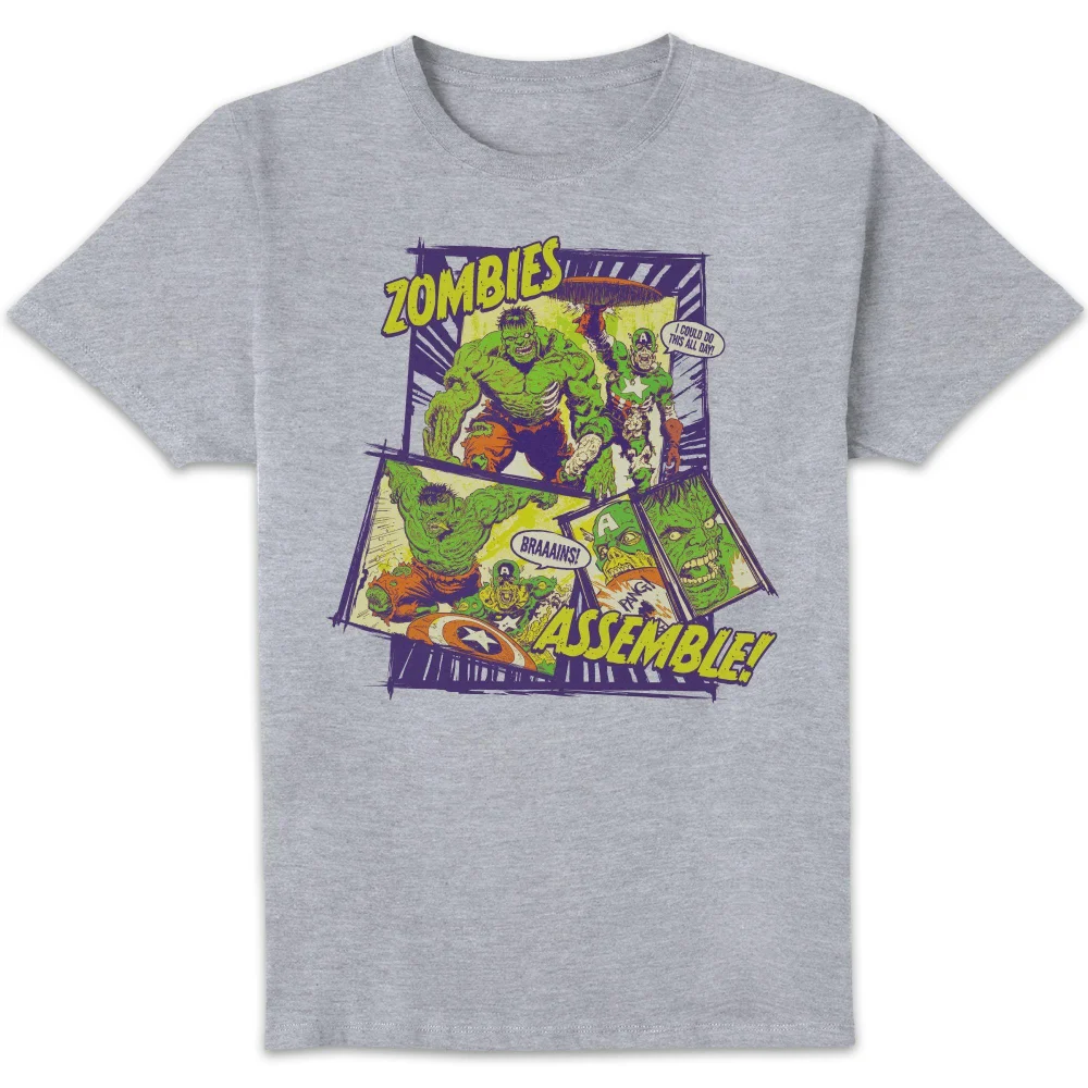 Marvel Zombies Zombies Assemble! Unisex T-Shirt - Grey - 5XL Afbeelding 1