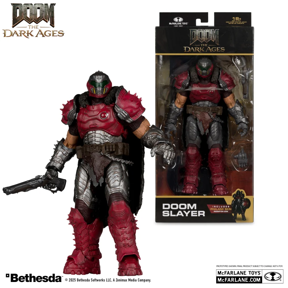 McFarlane Toys Doom Slayer (Doom: The Dark Ages) 7" Action Figure Afbeelding 1