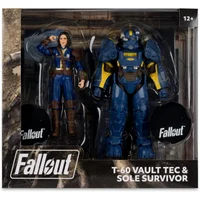 McFarlane Toys Fallout 76 T-60 Vault Tec And Sole Survivor 7" Action Figure 2-Pack - undefined undefined