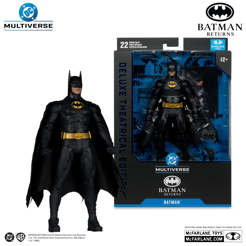 McFarlane Toys DC Theatrical Deluxe Wave 2 Batman (Batman Returns) 7" Action Figure Afbeelding 1