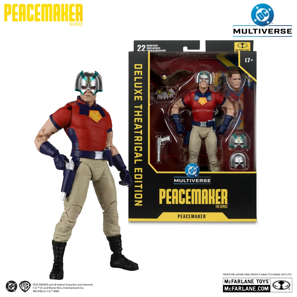 McFarlane Toys DC Theatrical Deluxe Wave 2 Peacemaker (Season 2) 7" Action Figure Afbeelding 1