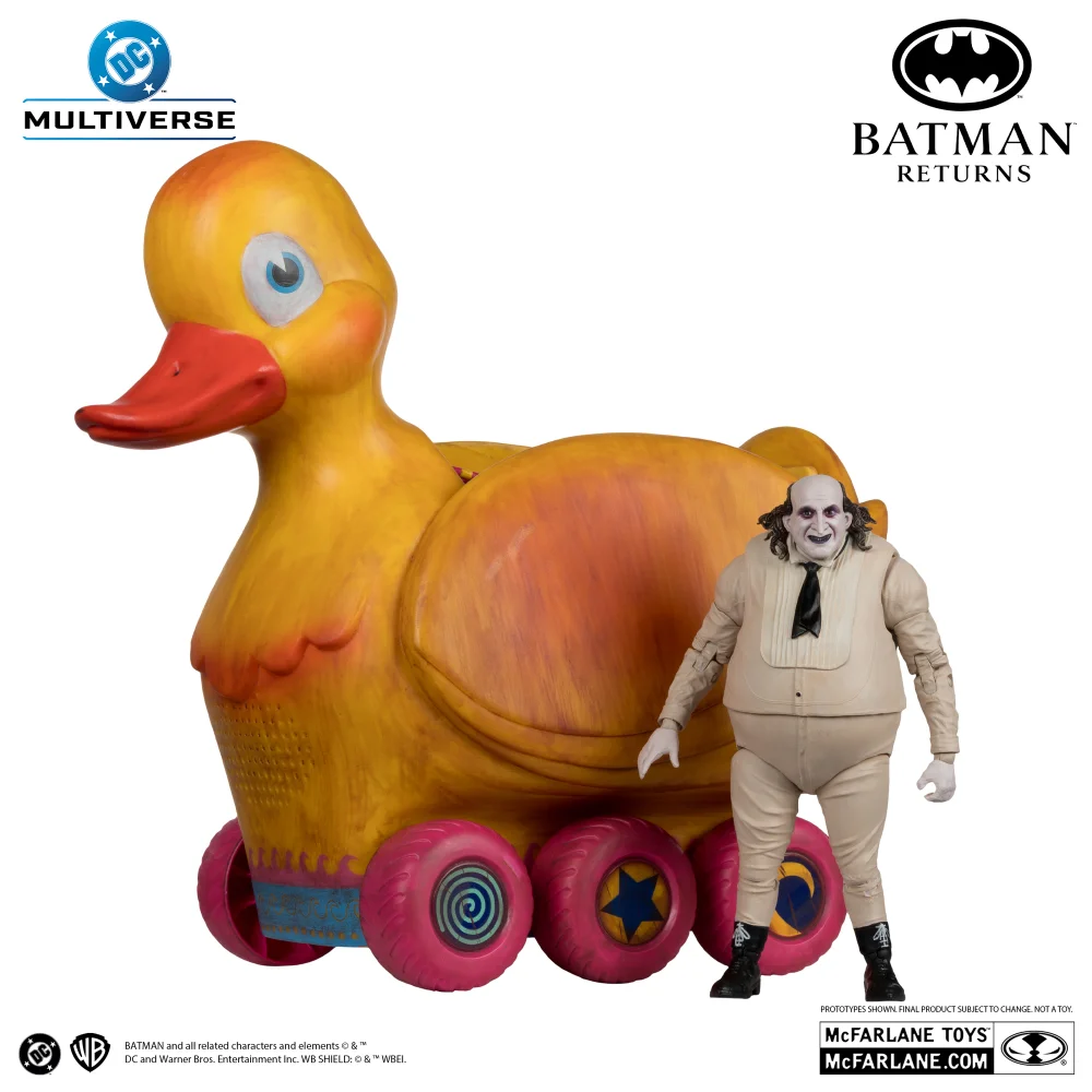 McFarlane Toys DC Multiverse Vehicles The Duck With Penguin Figure (Batman Returns) Afbeelding 1