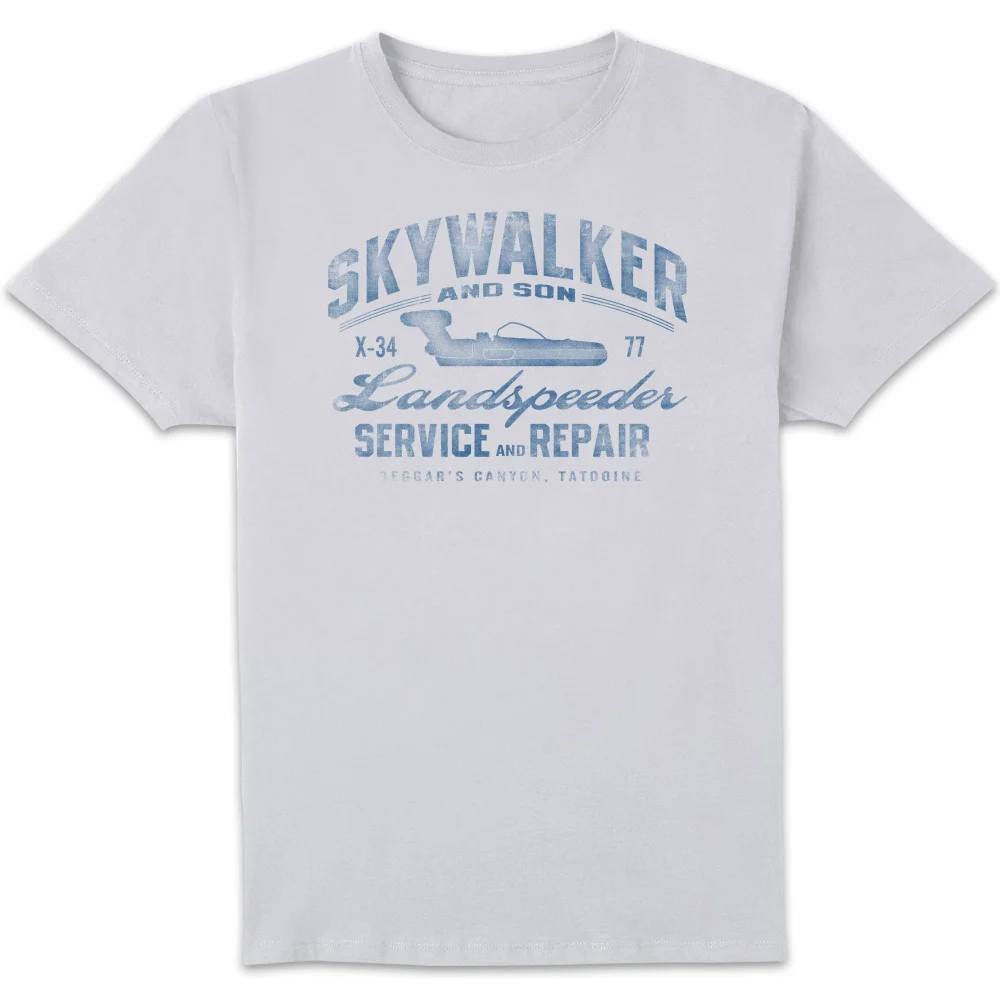 Star Wars Skywalker Landspeeder Repair Unisex T-Shirt - White - XS Afbeelding 1