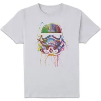 Star Wars Paint Splat Stormtrooper Unisex T-Shirt - White - undefined undefined