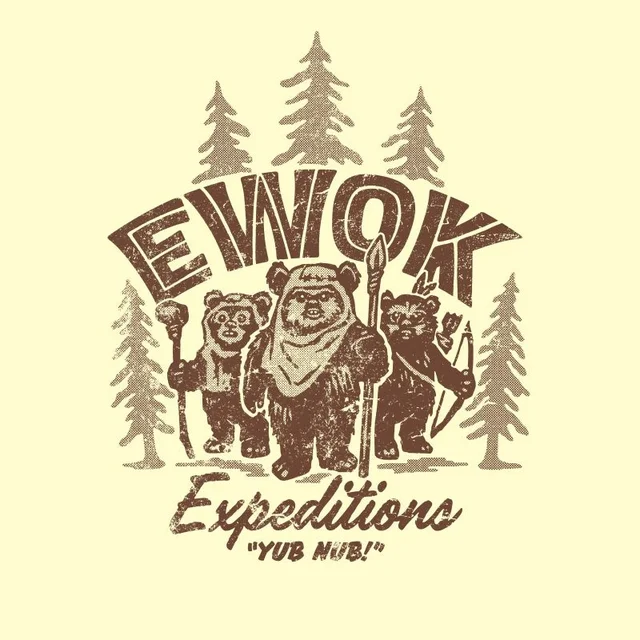 Star Wars Ewok Expedition Unisex T-Shirt - Cream
