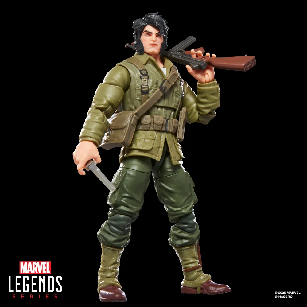 Hasbro Marvel Legends Series Wolverine (WWII Logan), X-Men Comics Action Figure Afbeelding 1