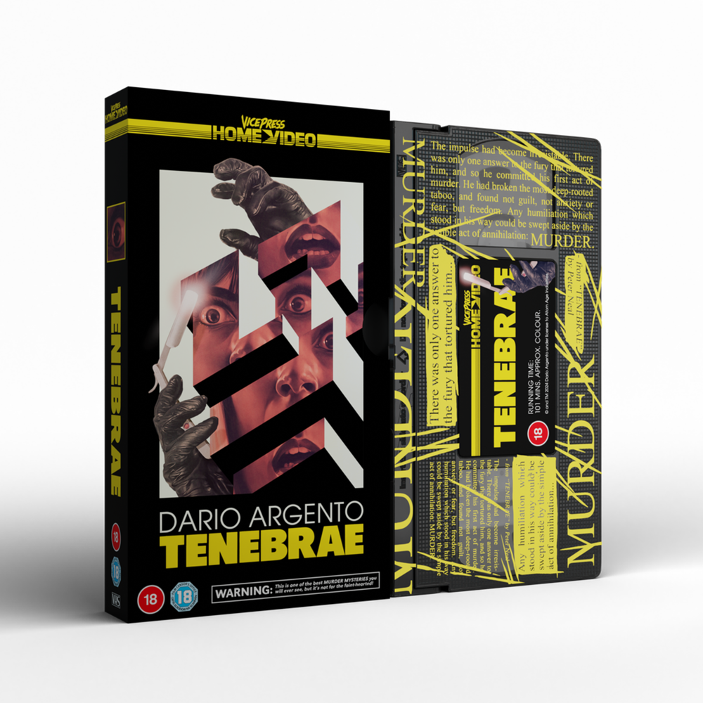 Tenebrae - Slipcase Edition VHS (US) Afbeelding 1