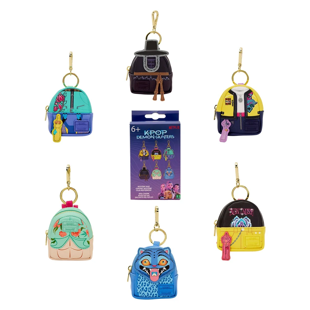 Loungefly K-Pop Demon Hunters Mystery Mini Backpack Keychain Charm Afbeelding 1