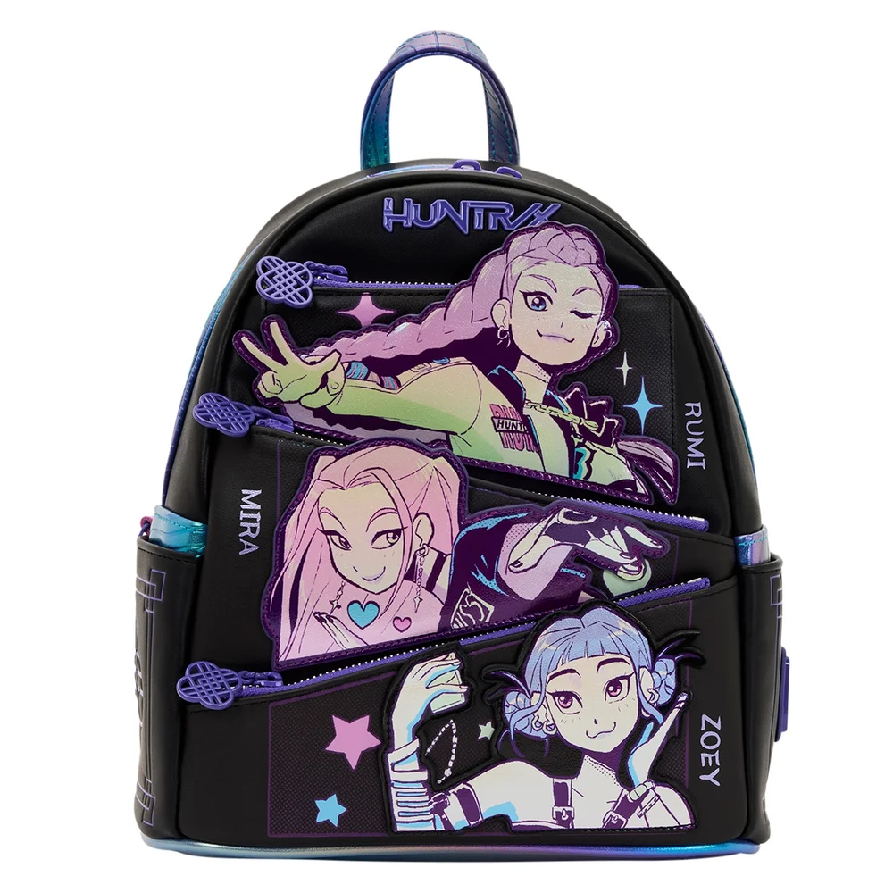 Loungefly K-Pop Demon Hunters Huntrix Mini Backpack Afbeelding 1