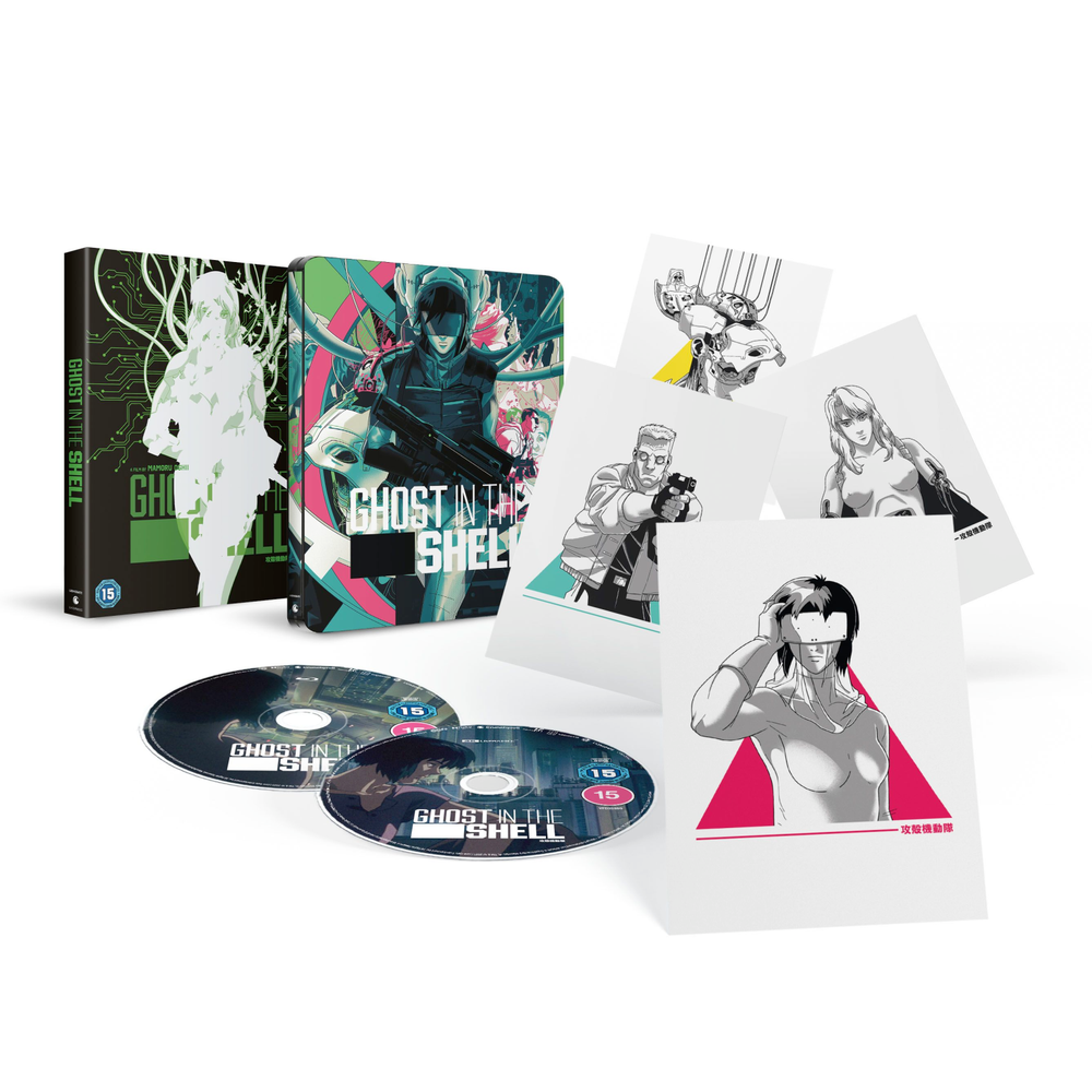 Ghost in the Shell - 30th Anniversary Edition 4K Ultra HD SteelBook (Kuro / Black Edition) Afbeelding 1