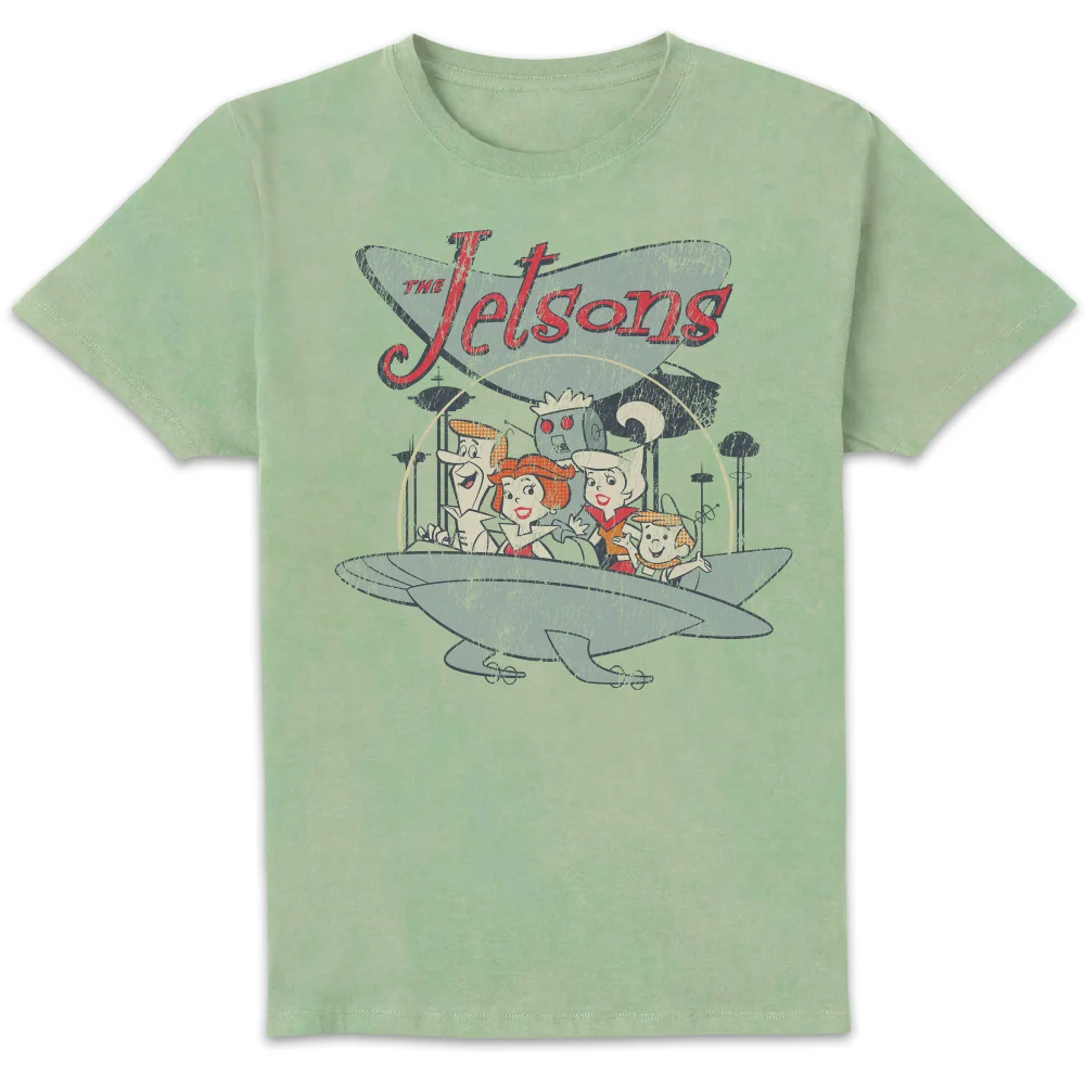 Jetsons Unisex T-Shirt - Mint Acid Wash - XXL Afbeelding 1