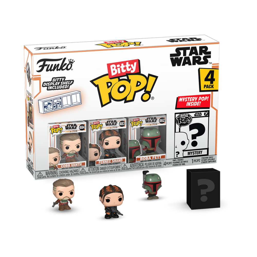 Funko Bitty POP Mandalorian Marshal 4pk Afbeelding 1