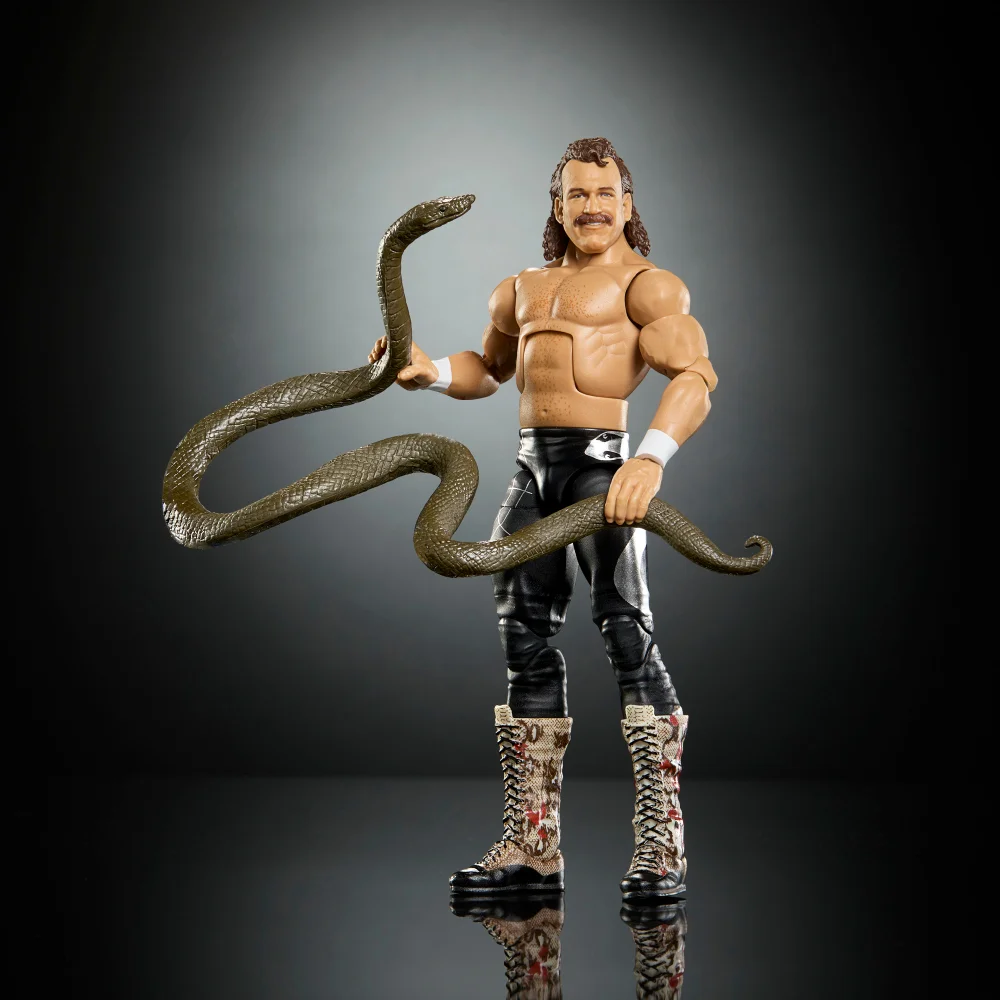 WWE 6" Elite PLE WrestleMania Figure: Jake "The Snake" Roberts Action Figure Afbeelding 1