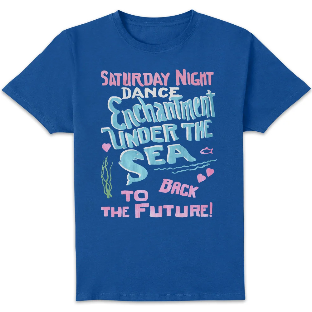 Back To The Future Enchantment Under The Sea Unisex T-Shirt - Blue - L Afbeelding 1