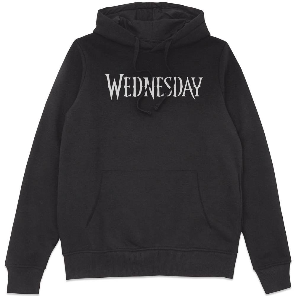 Wednesday Logo Hoodie - Black - S Afbeelding 1