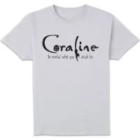 Coraline Logo Unisex T-Shirt - White - undefined undefined