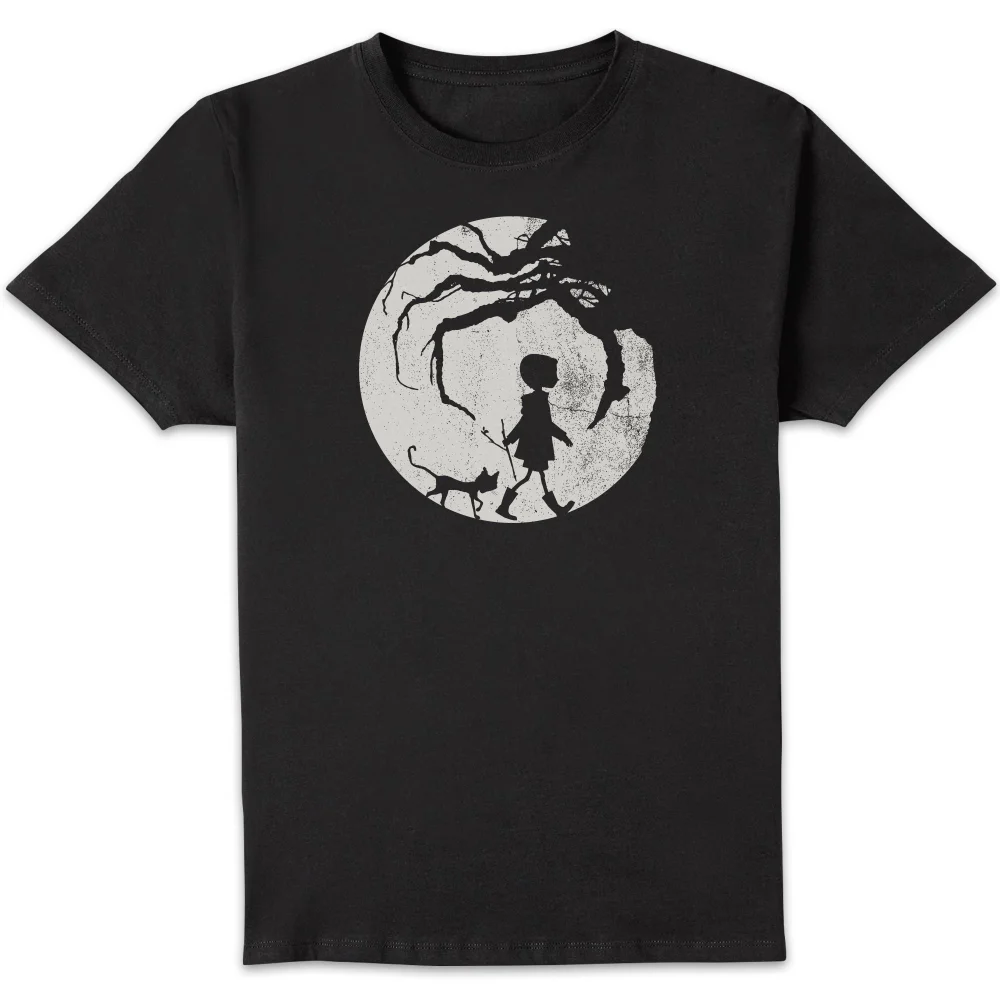 Coraline Silhouette Unisex T-Shirt - Black - S Afbeelding 1