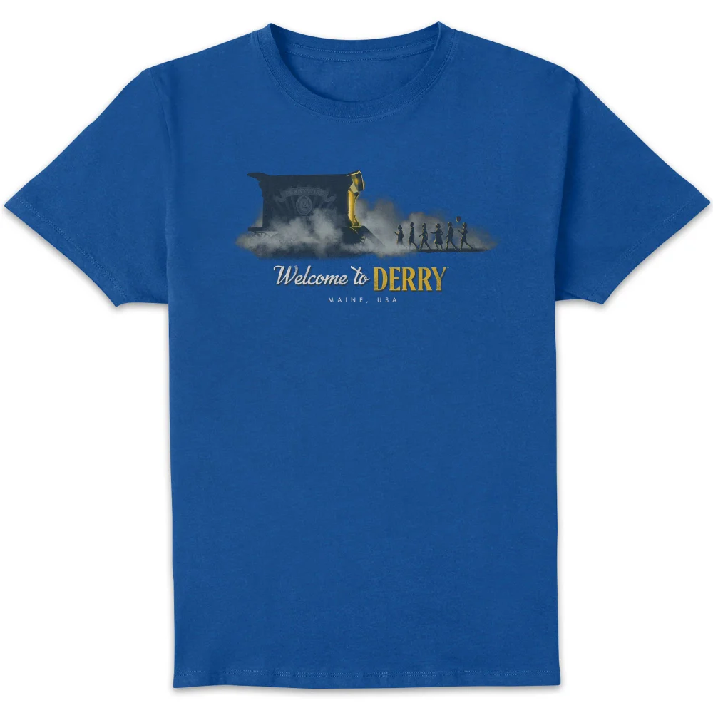 IT - Welcome To Derry Circus Unisex T-Shirt - Blue - XXL Afbeelding 1